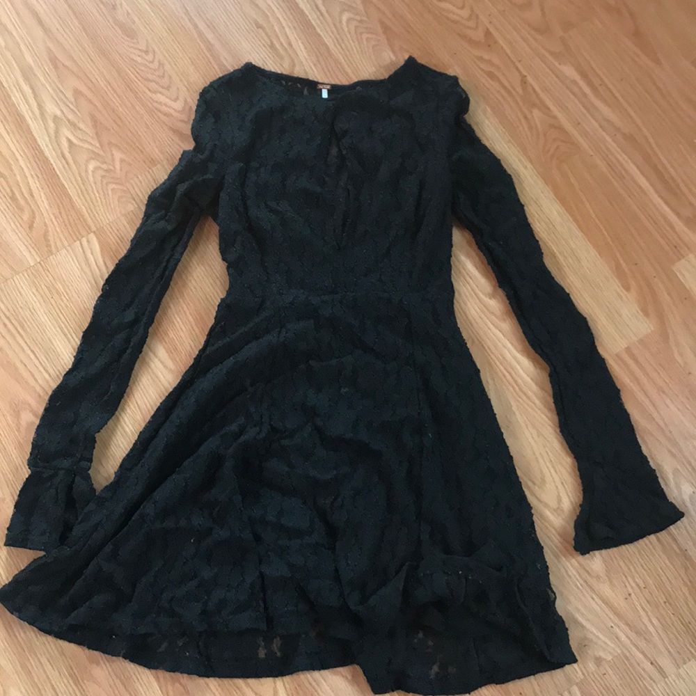 Black Long Sleeved Dress